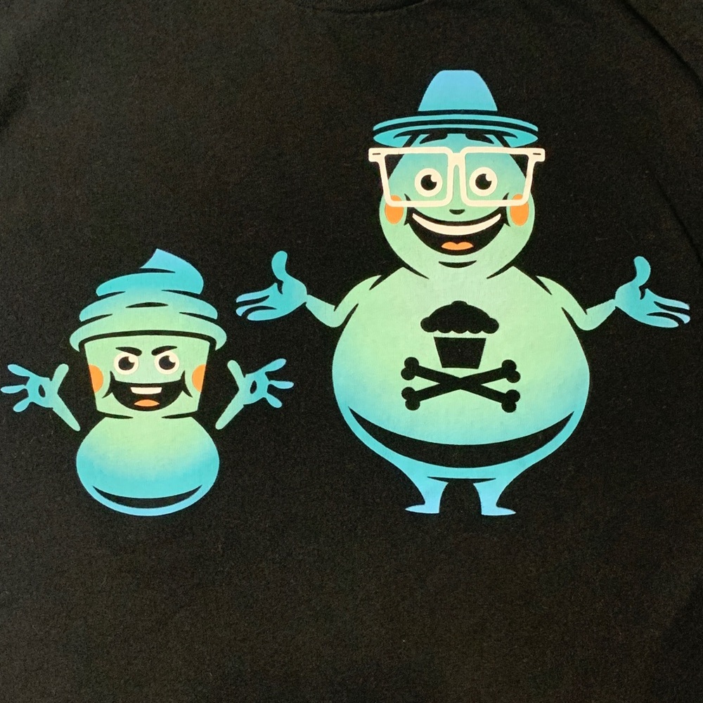 Johnny Cupcakes Before Buddies Fitted Black Tee Size Medium (fits like a small) - Picture 10 of 10
